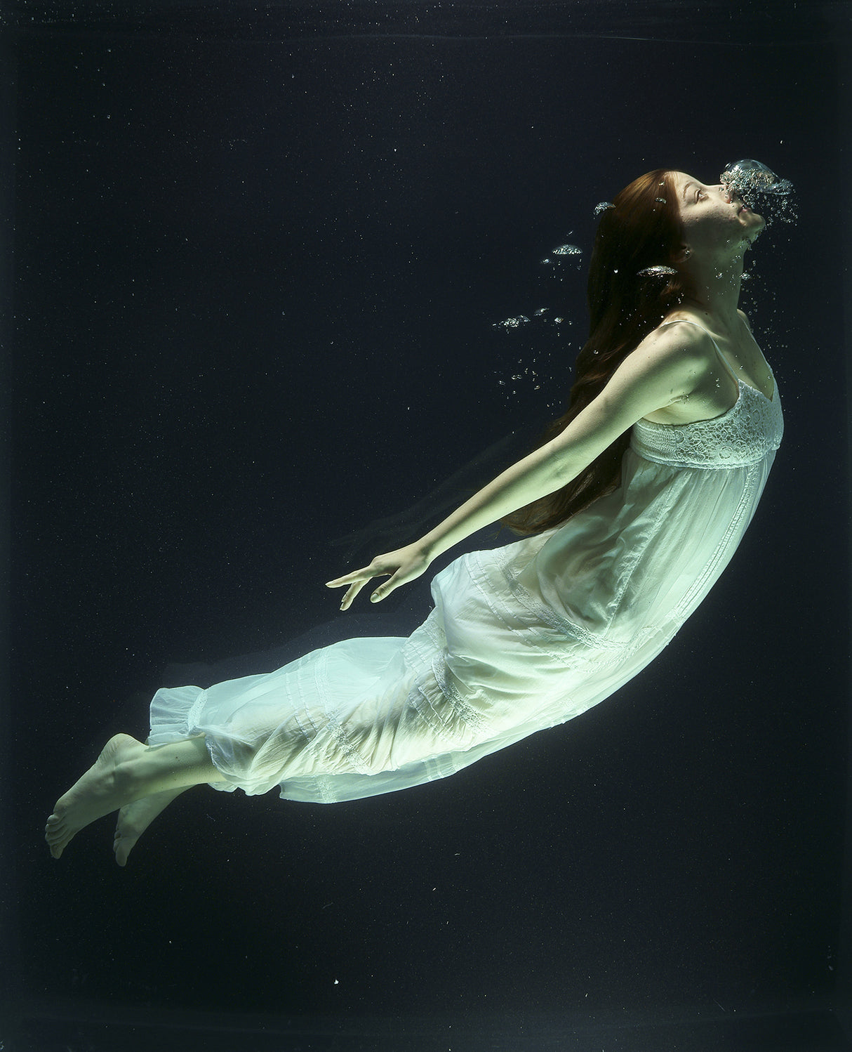 underwater artistic portrait shooting Poster och Canvastavla