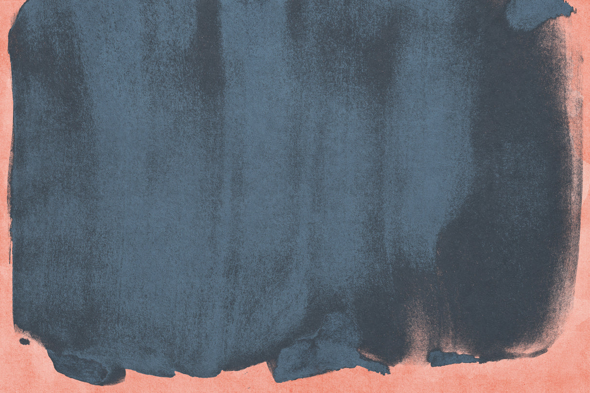 Minimal Abstract Blue 05 Poster och Canvastavla