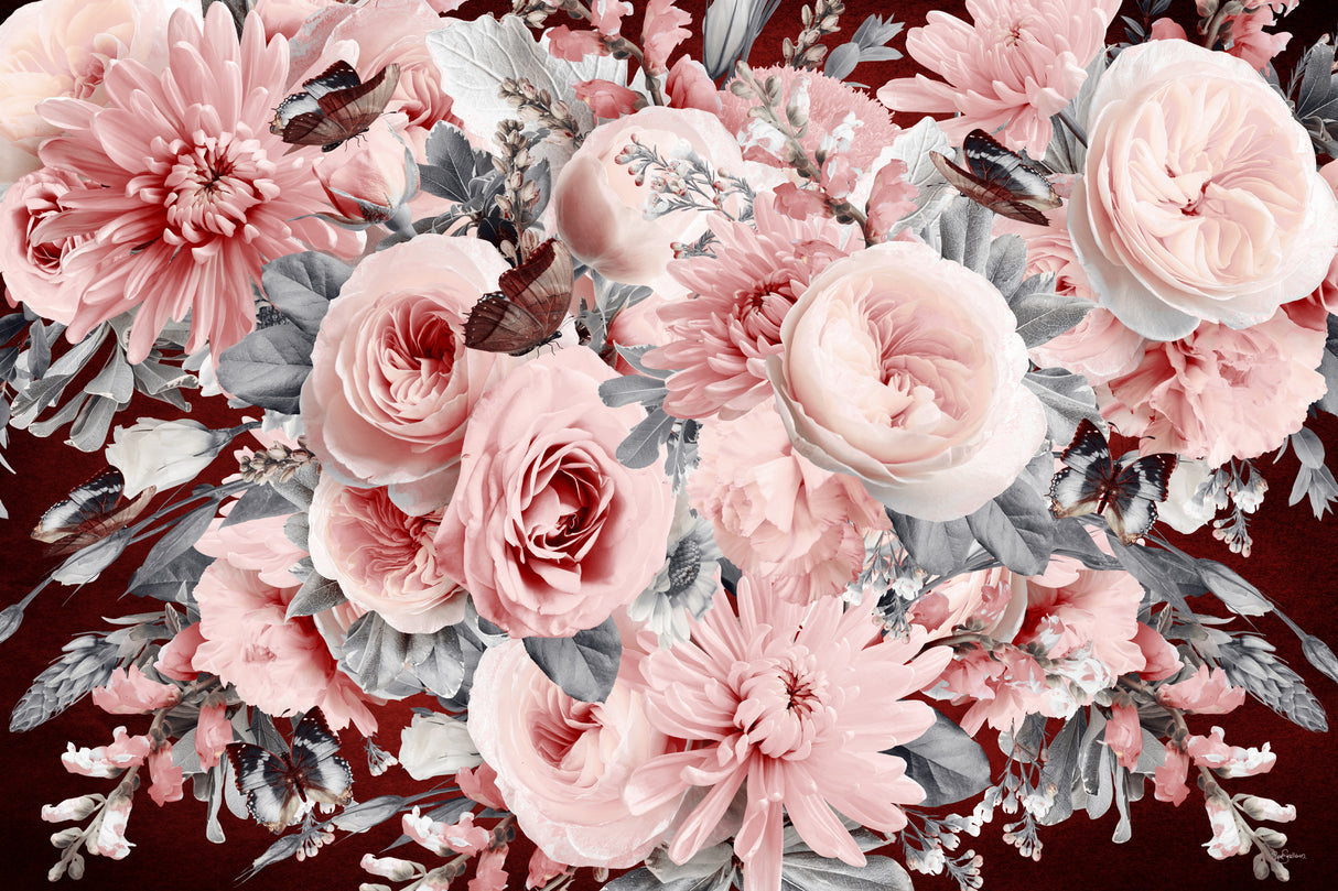 Morning Blooms Chinoiserie Poster och Canvastavla