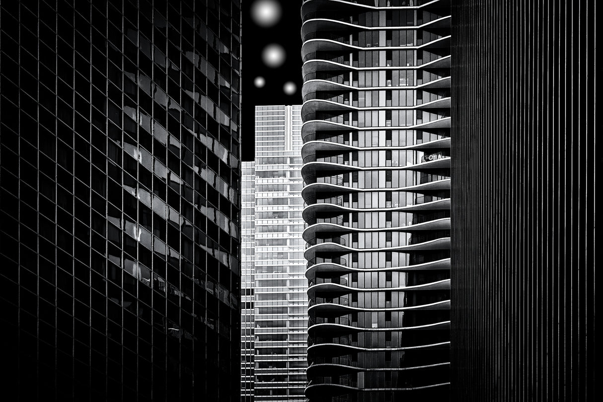 City Lights Poster och Canvastavla