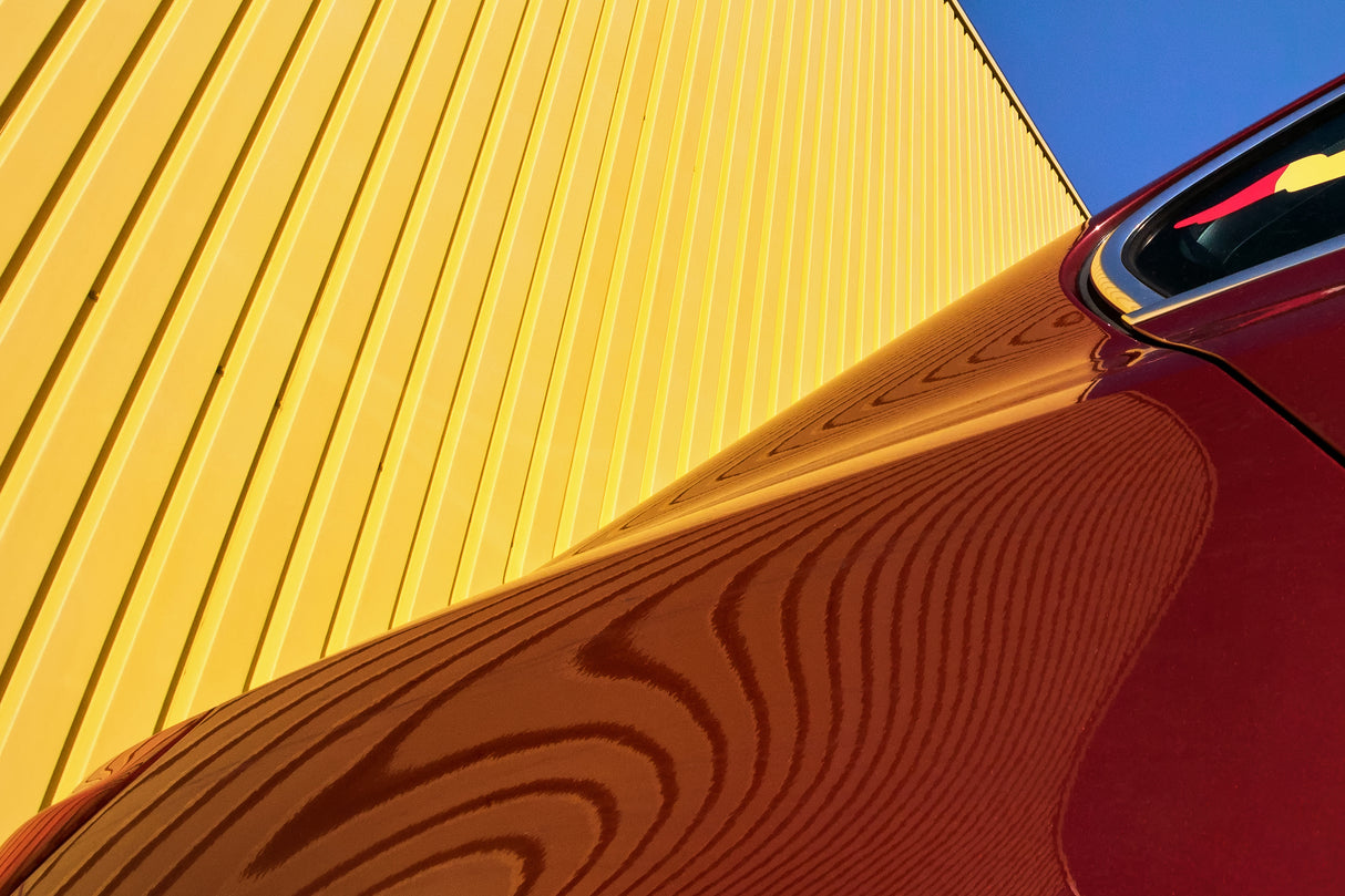 the colours of Belgium under a blue sky Poster och Canvastavla