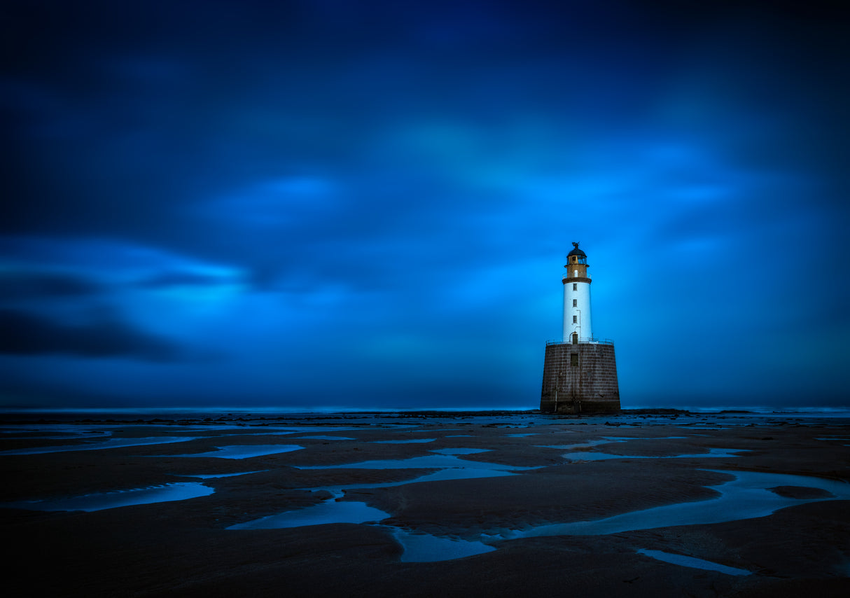 Rattray Head Blue Poster och Canvastavla