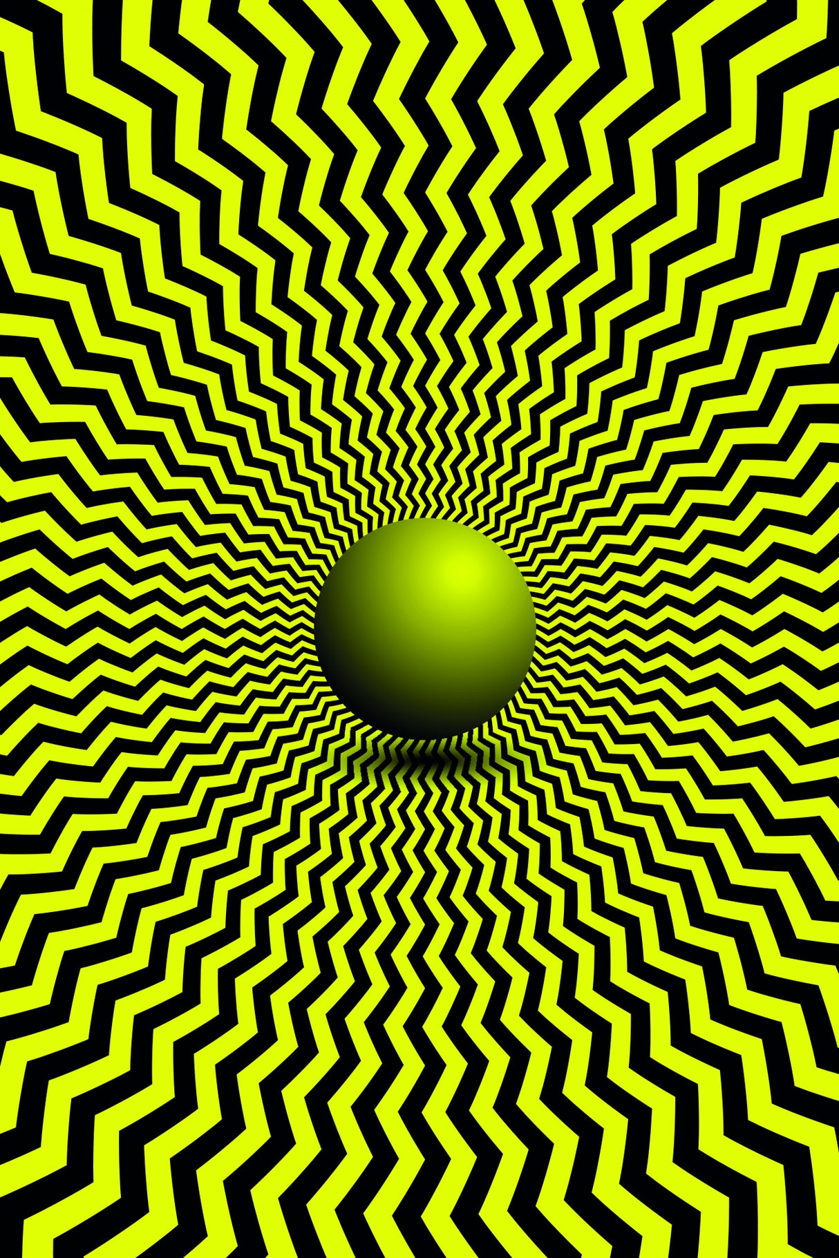 Optical Illusion Poster och Canvastavla