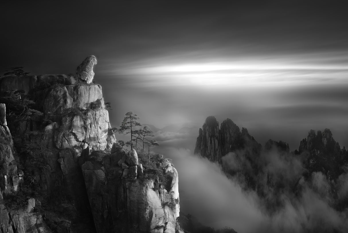 Huangshan Sunrise Poster och Canvastavla