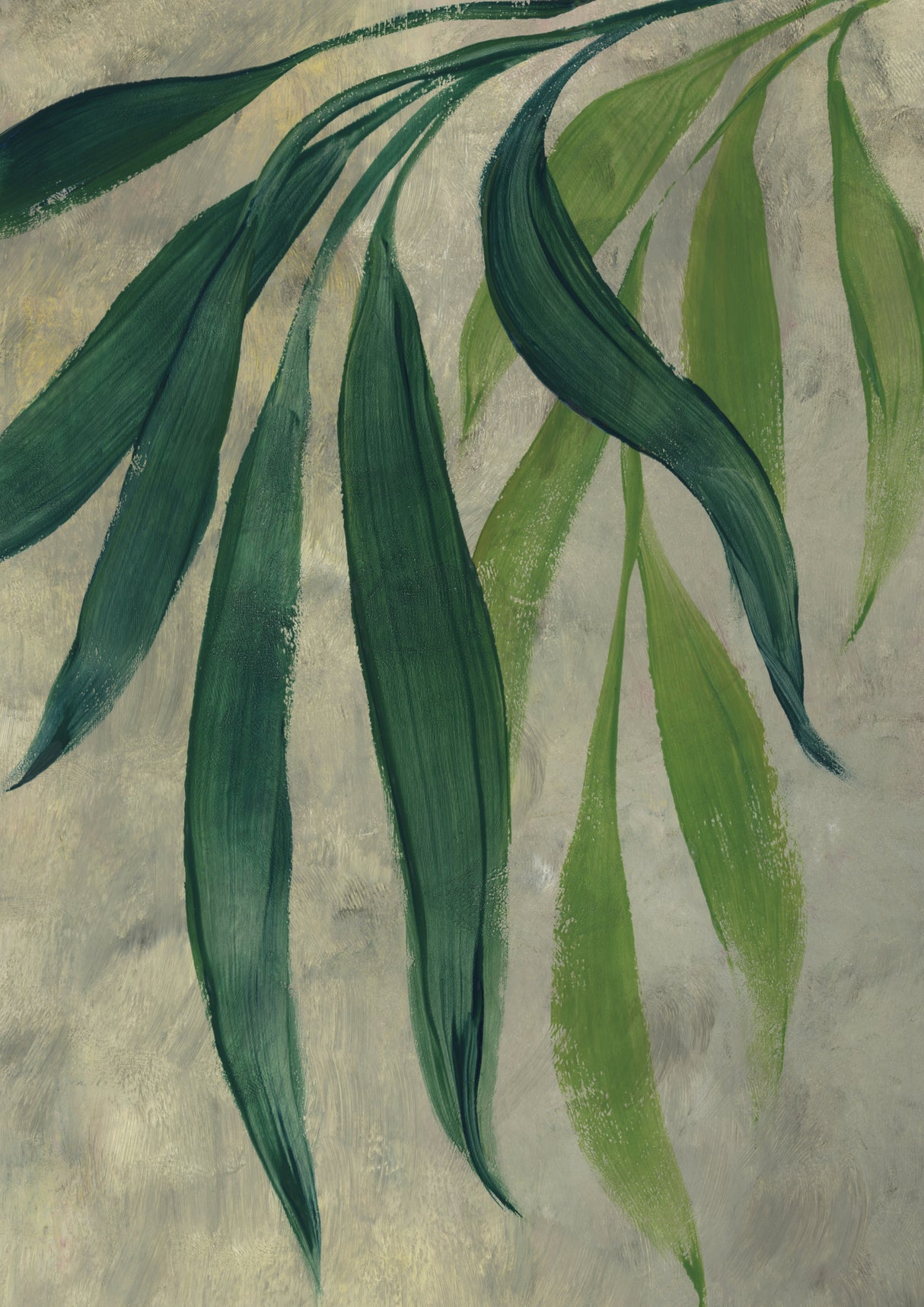 Viau cascading leaves Poster och Canvastavla