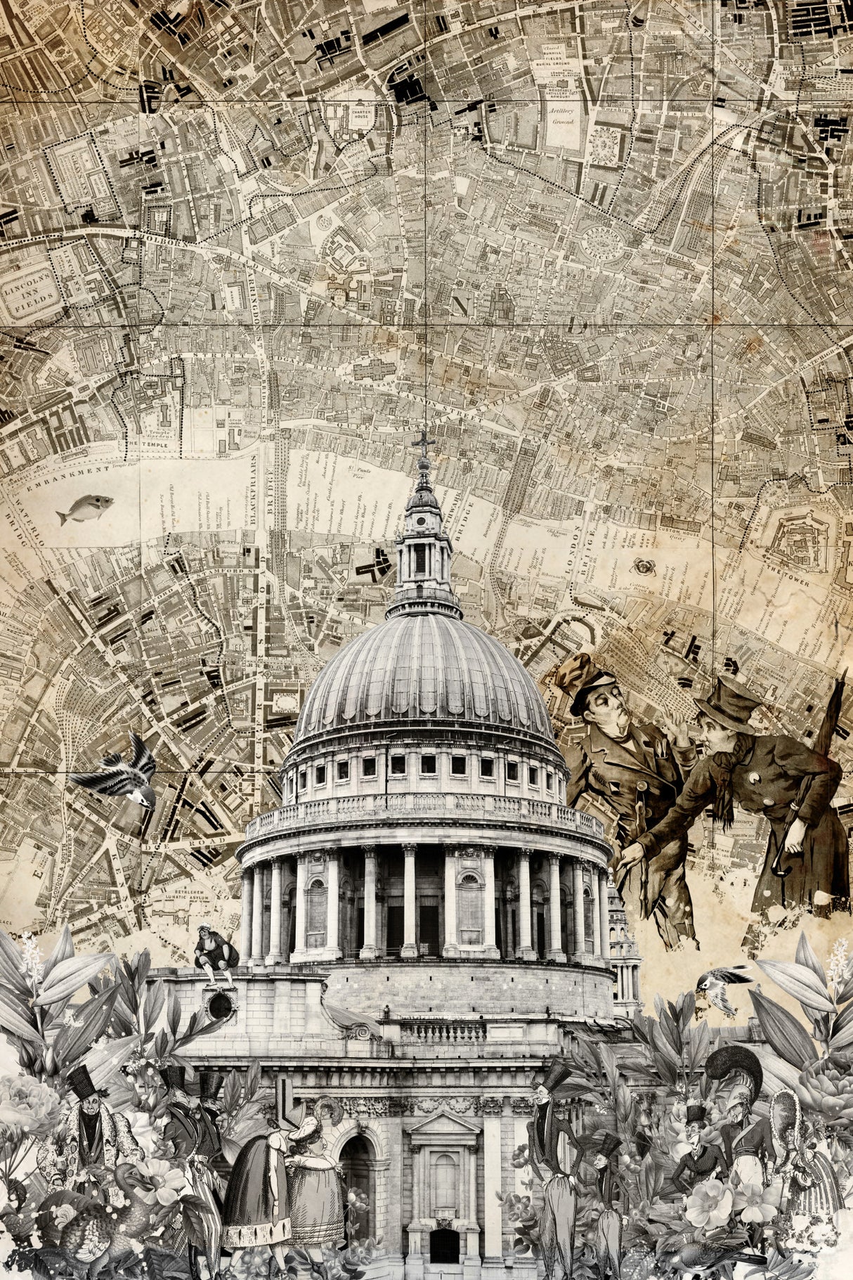 London St Pauls (City Breaks) Poster och Canvastavla