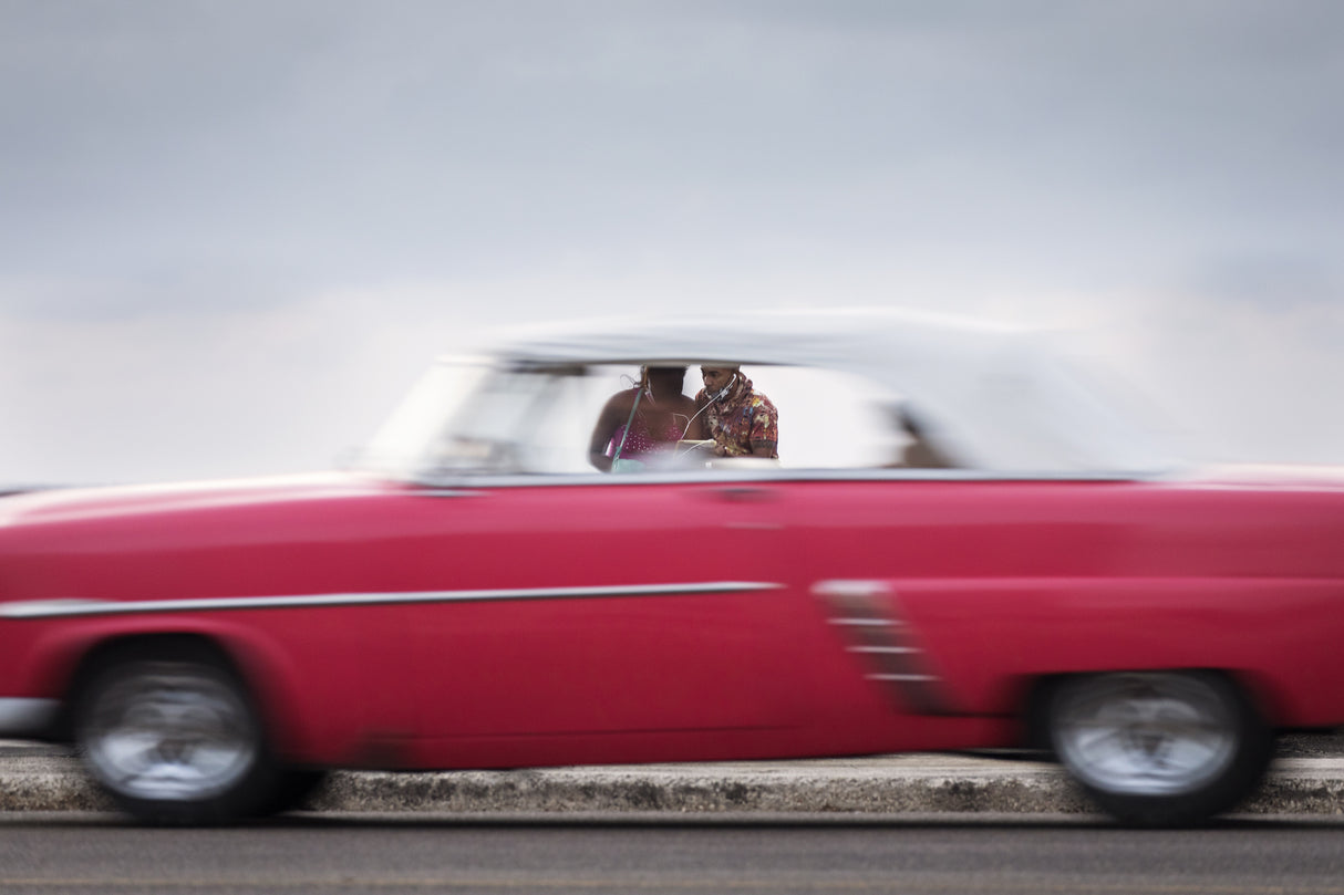 Thru the window - Havana, Cuba Poster och Canvastavla