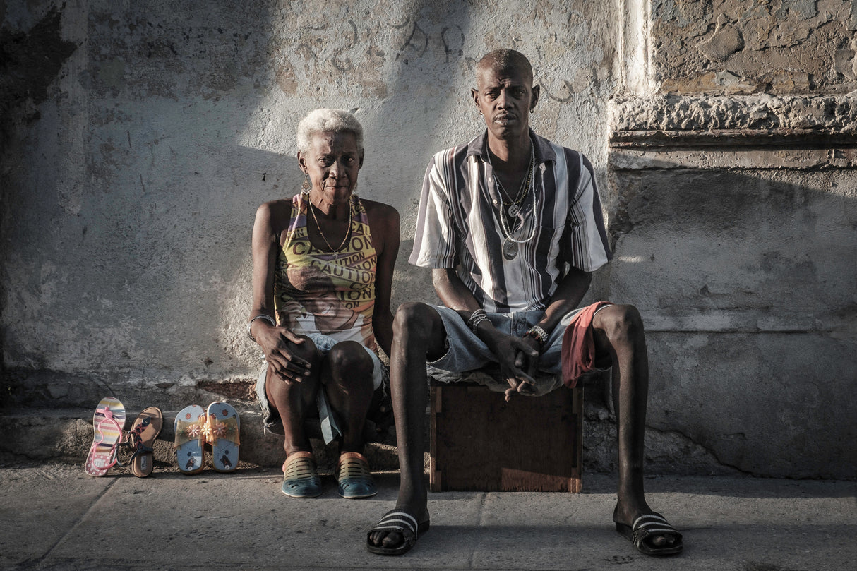 Selling shoes Poster och Canvastavla