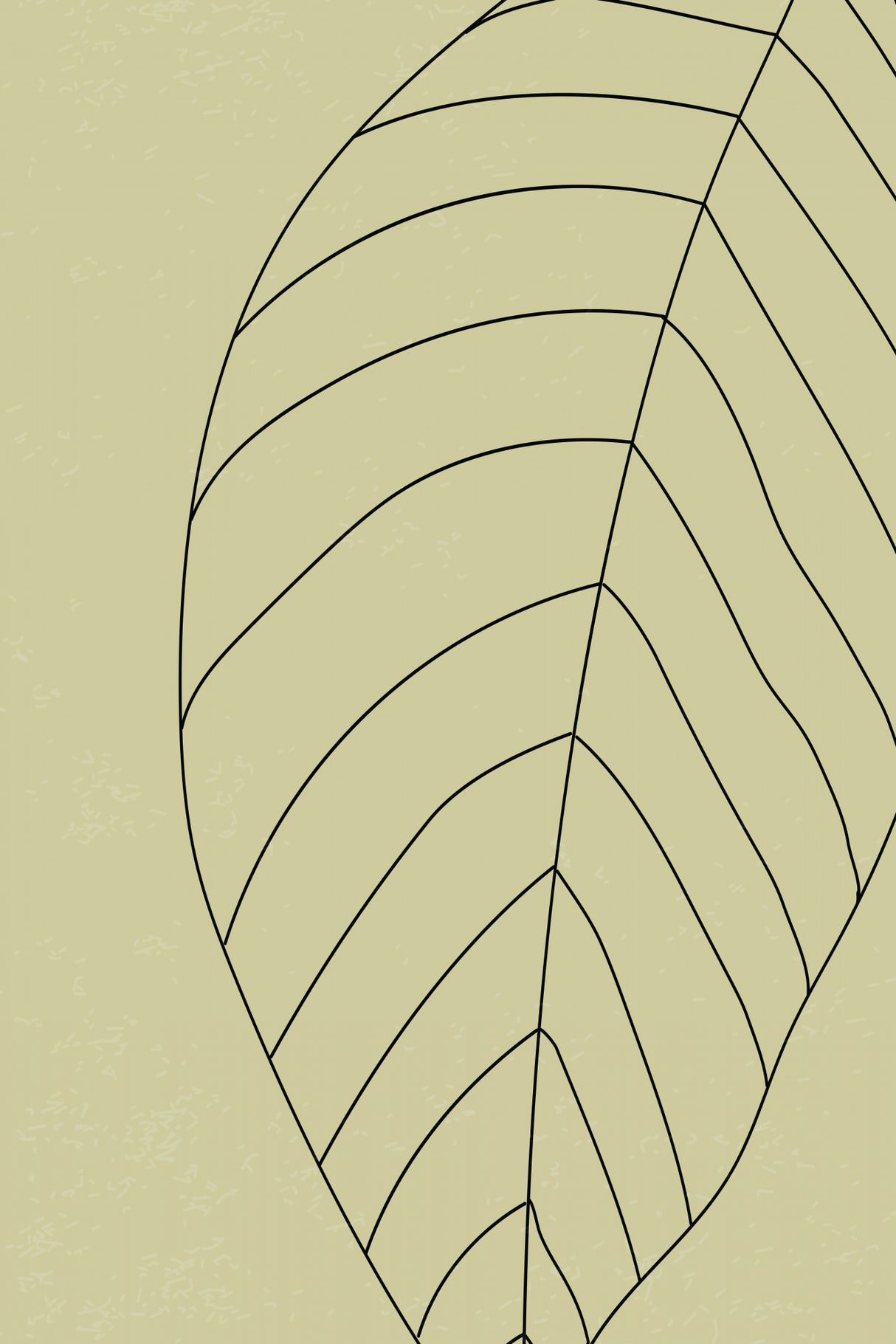 Minimal Leaves #4 Poster och Canvastavla