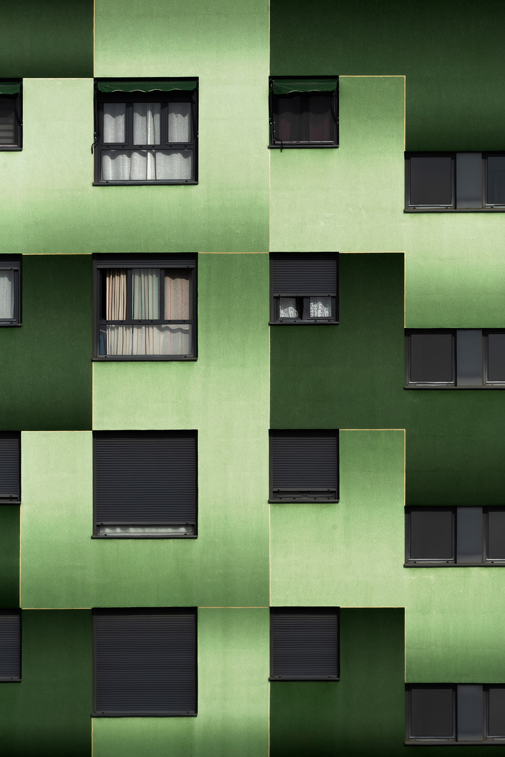 Green tetris Poster och Canvastavla