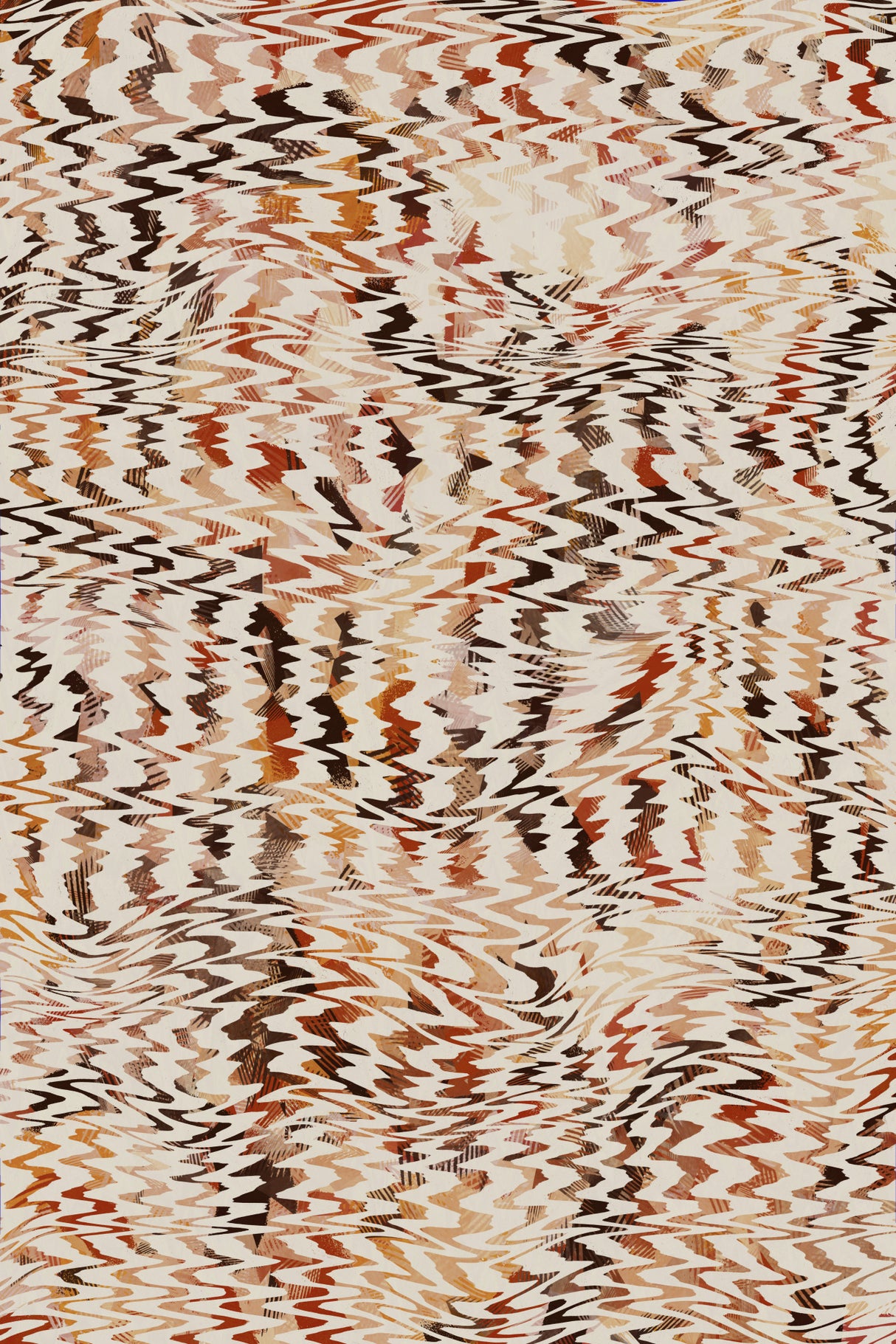 Ethno Zig Zag Pattern Poster och Canvastavla
