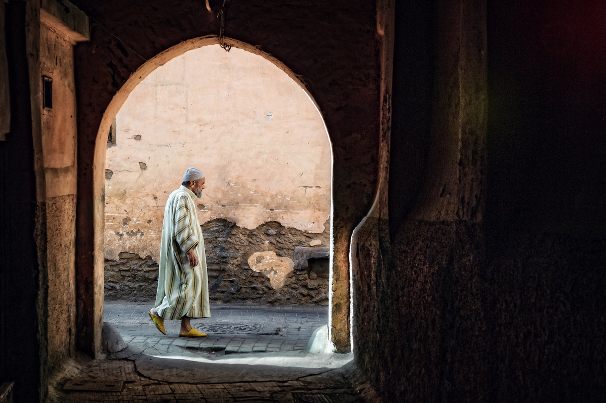 the streets of Marrakesh Poster och Canvastavla