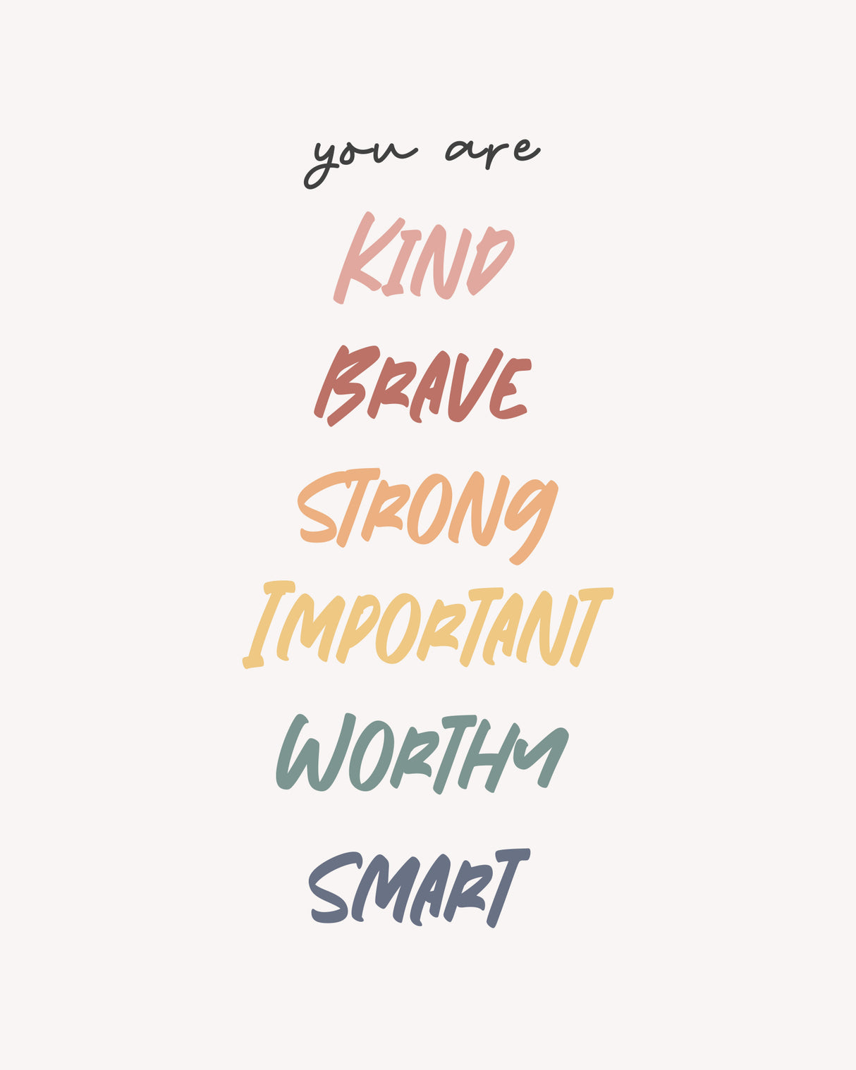 Affirmation Poster och Canvastavla