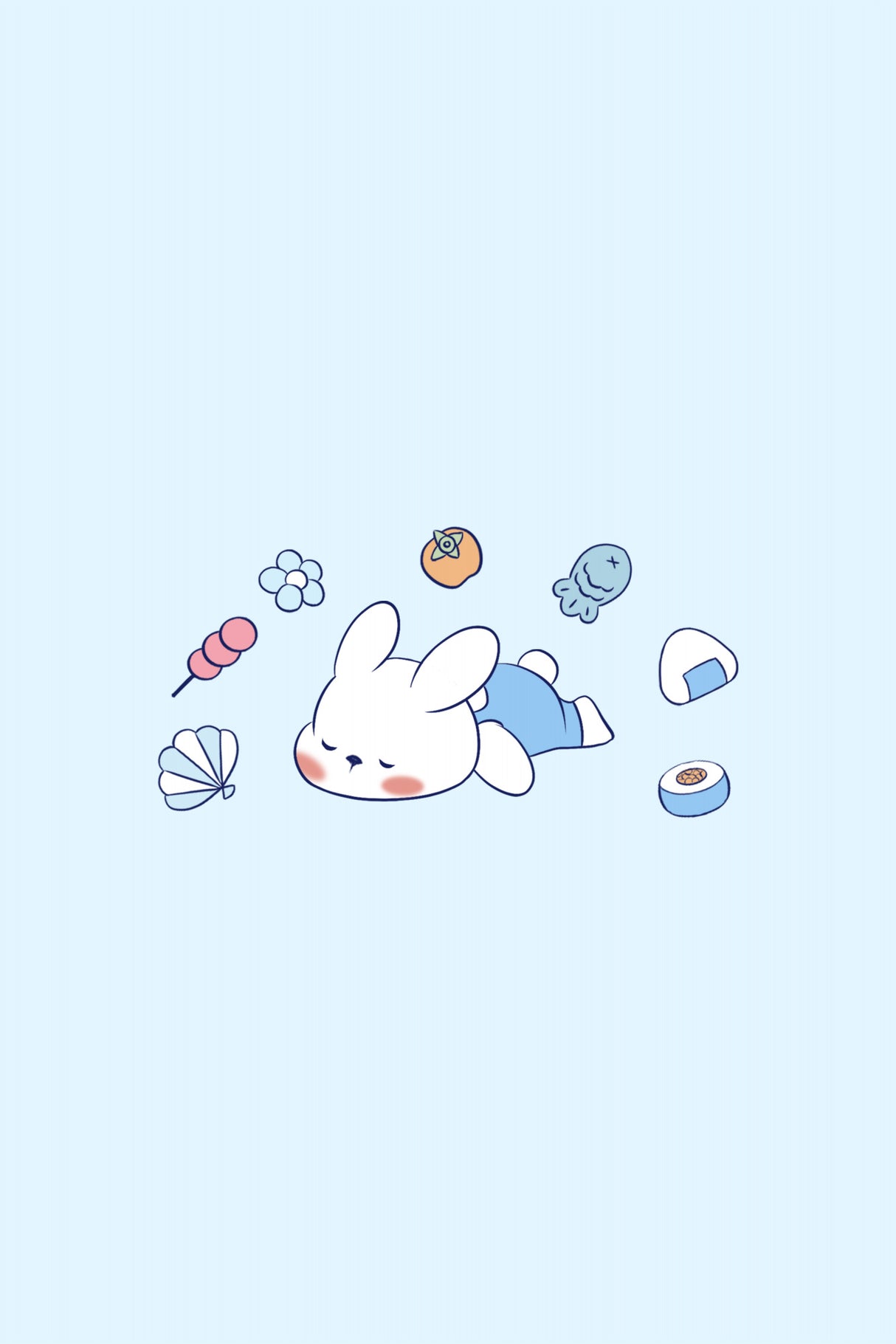 Lazy Rabbit Poster och Canvastavla