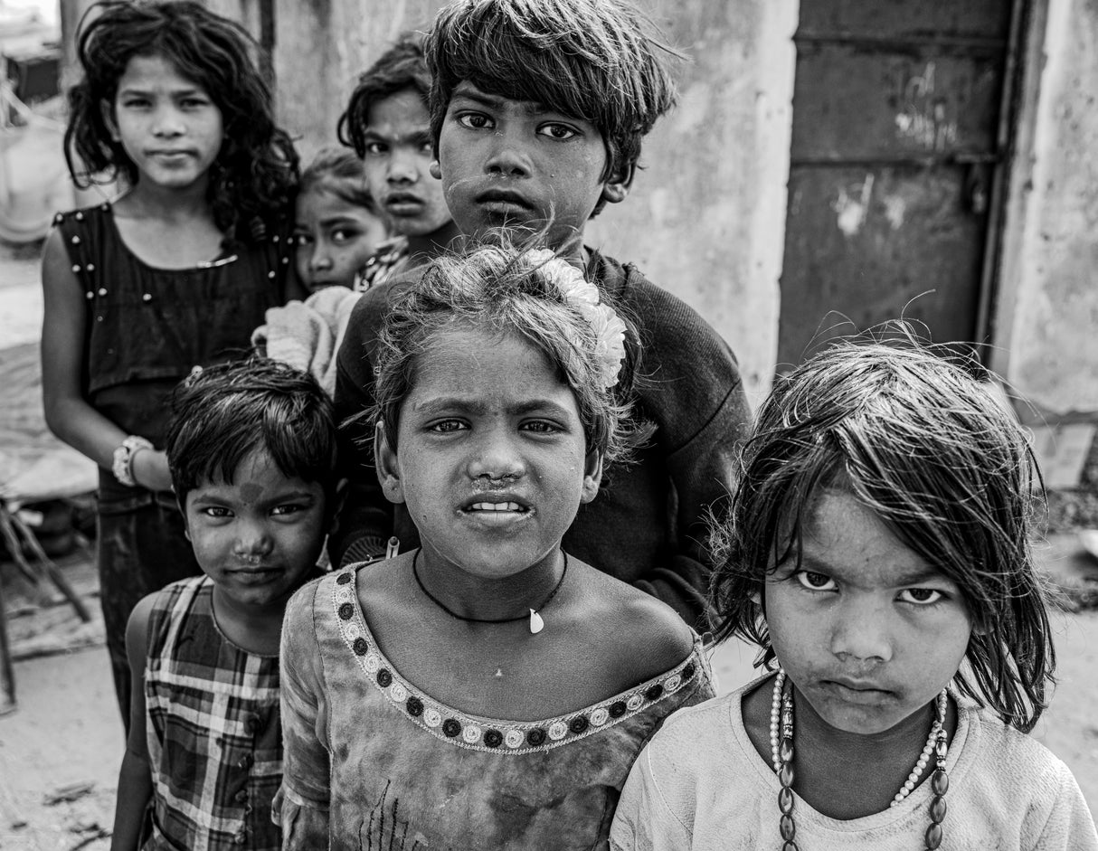 Enfants des briqueteries Poster och Canvastavla