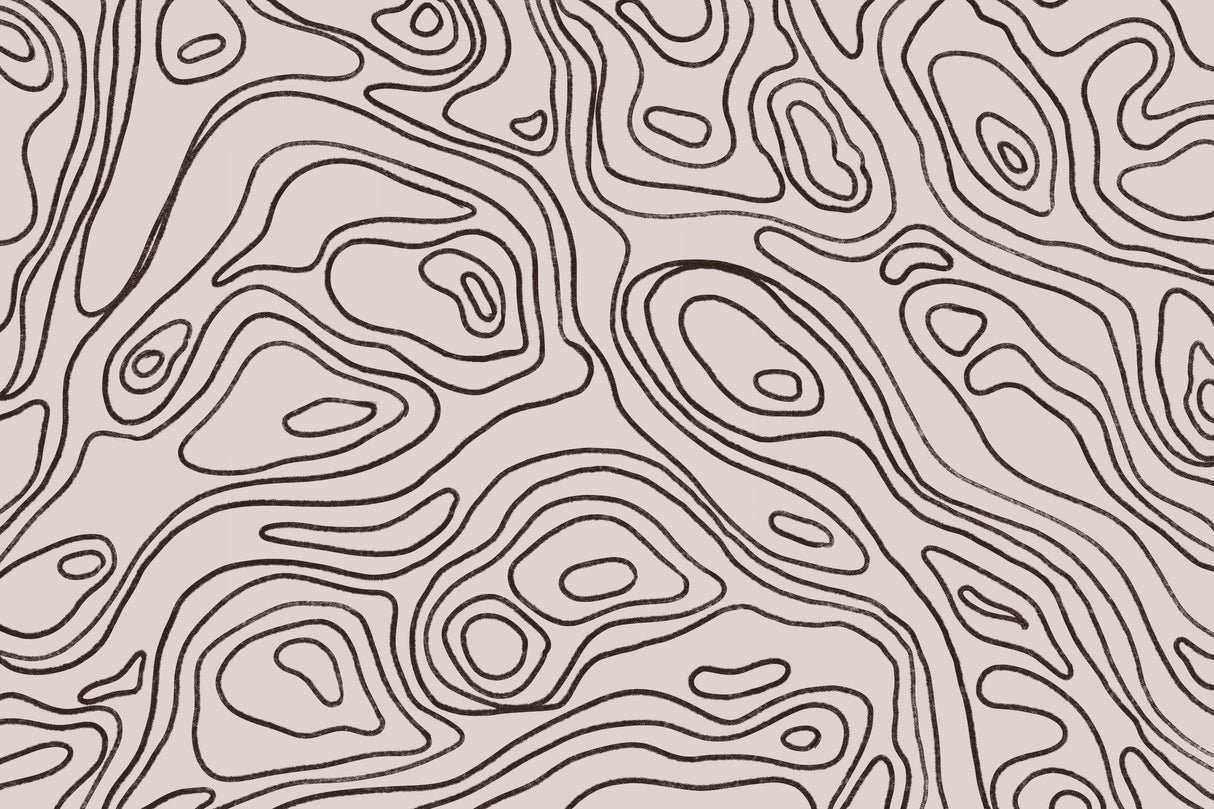Iso Lines Square Poster och Canvastavla