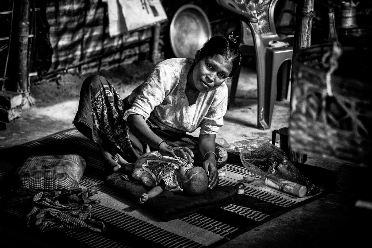 Rohingya refugee home - Bangladesh Poster och Canvastavla