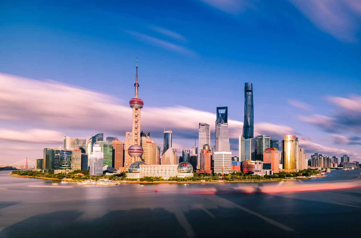 Shanghai skylines Poster och Canvastavla