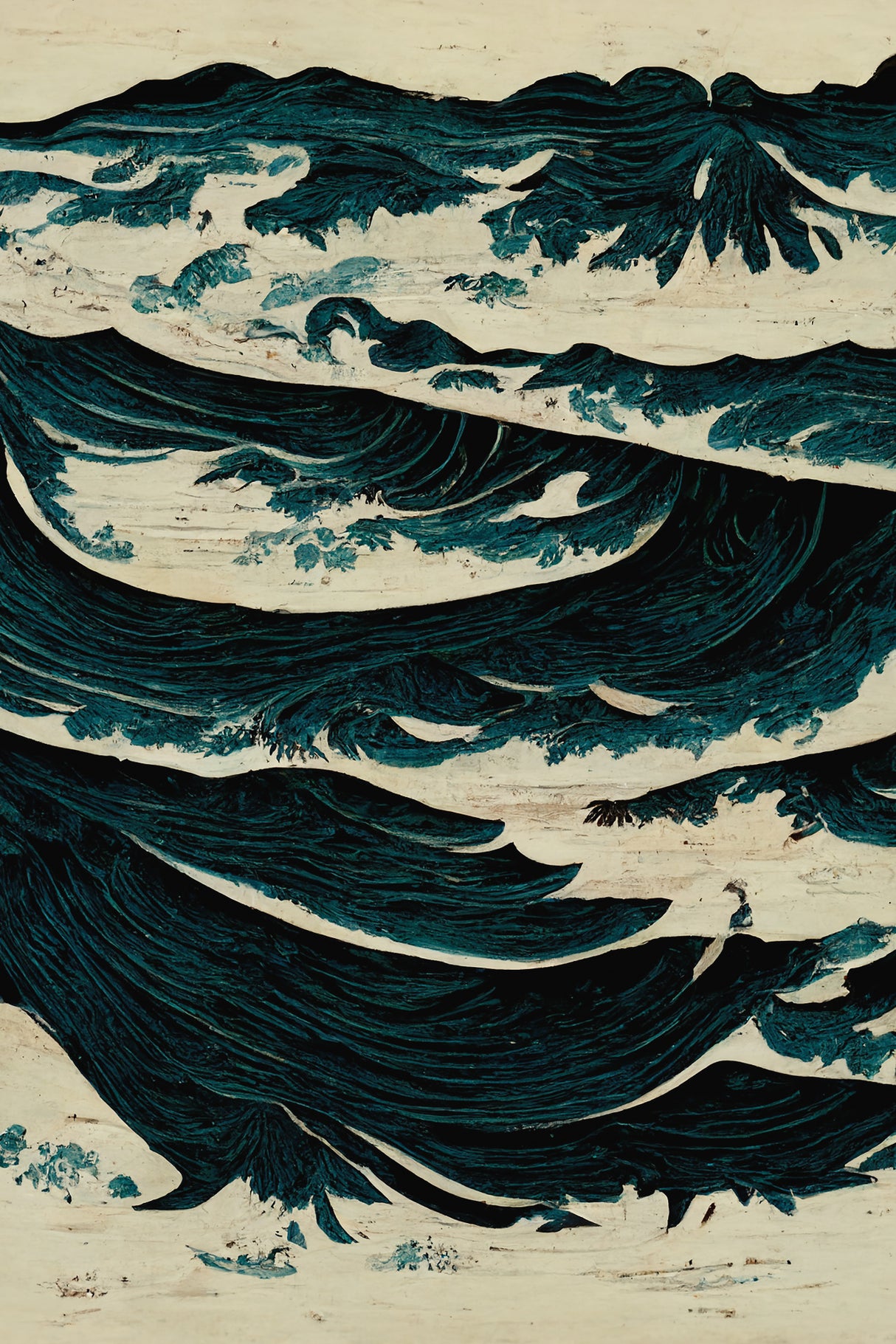 Wild Sea Poster och Canvastavla
