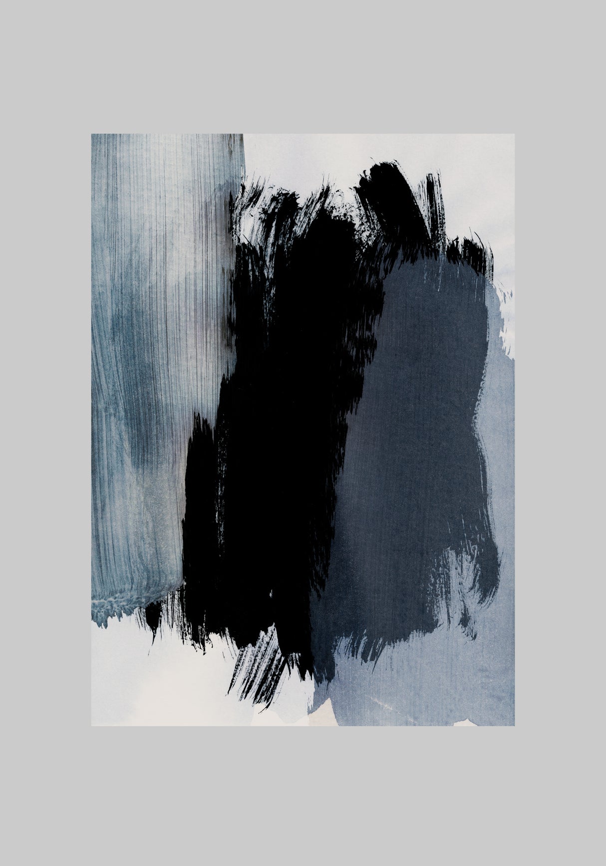 Abstract Brush Strokes 15 Poster och Canvastavla