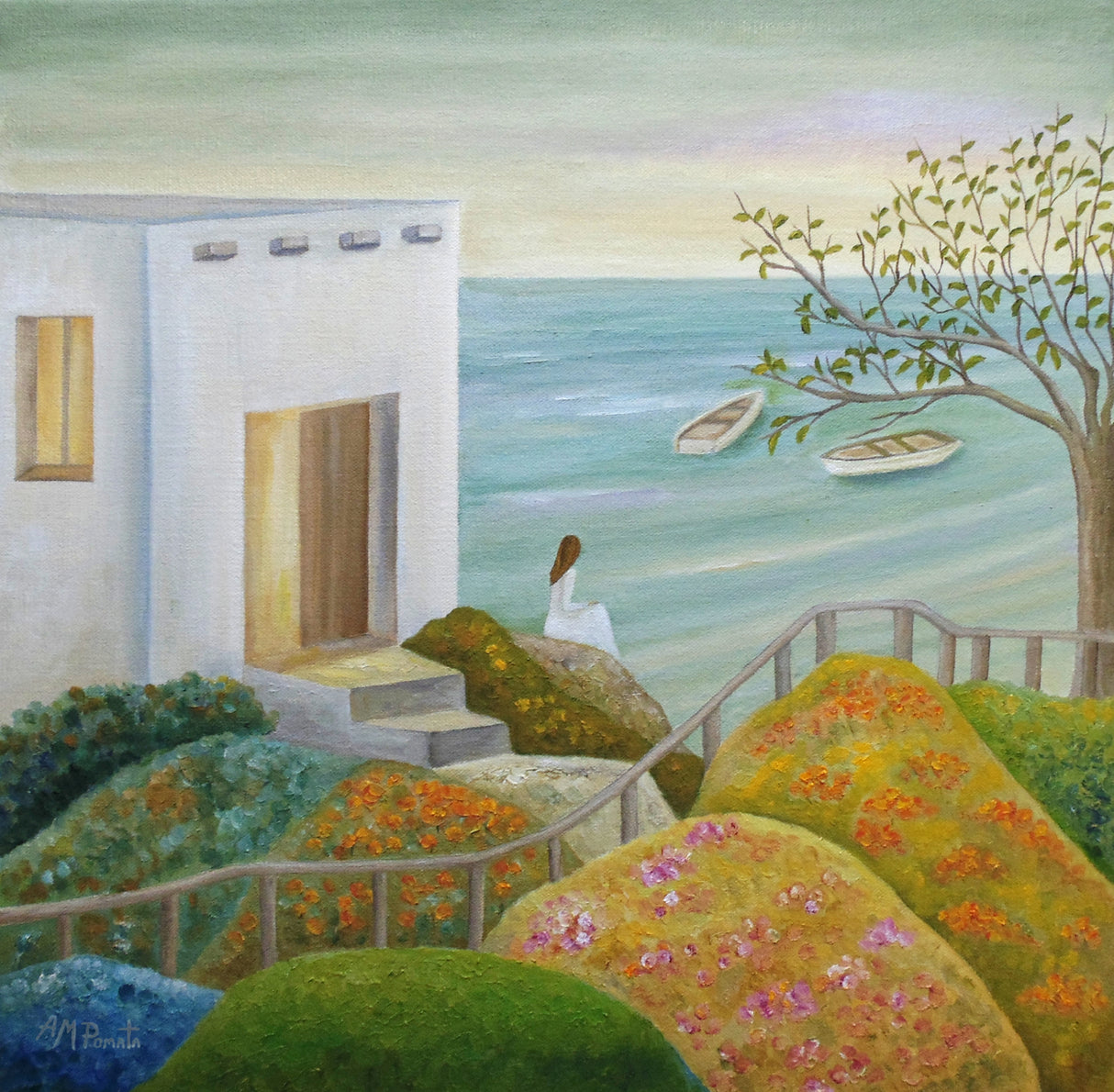 Sat Still At the Brink Poster och Canvastavla