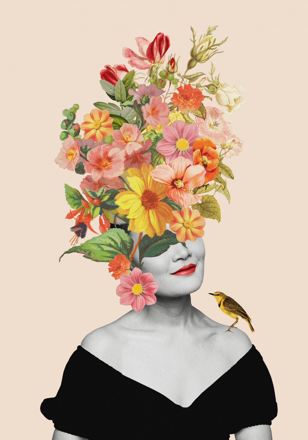 Blooming Woman Poster och Canvastavla