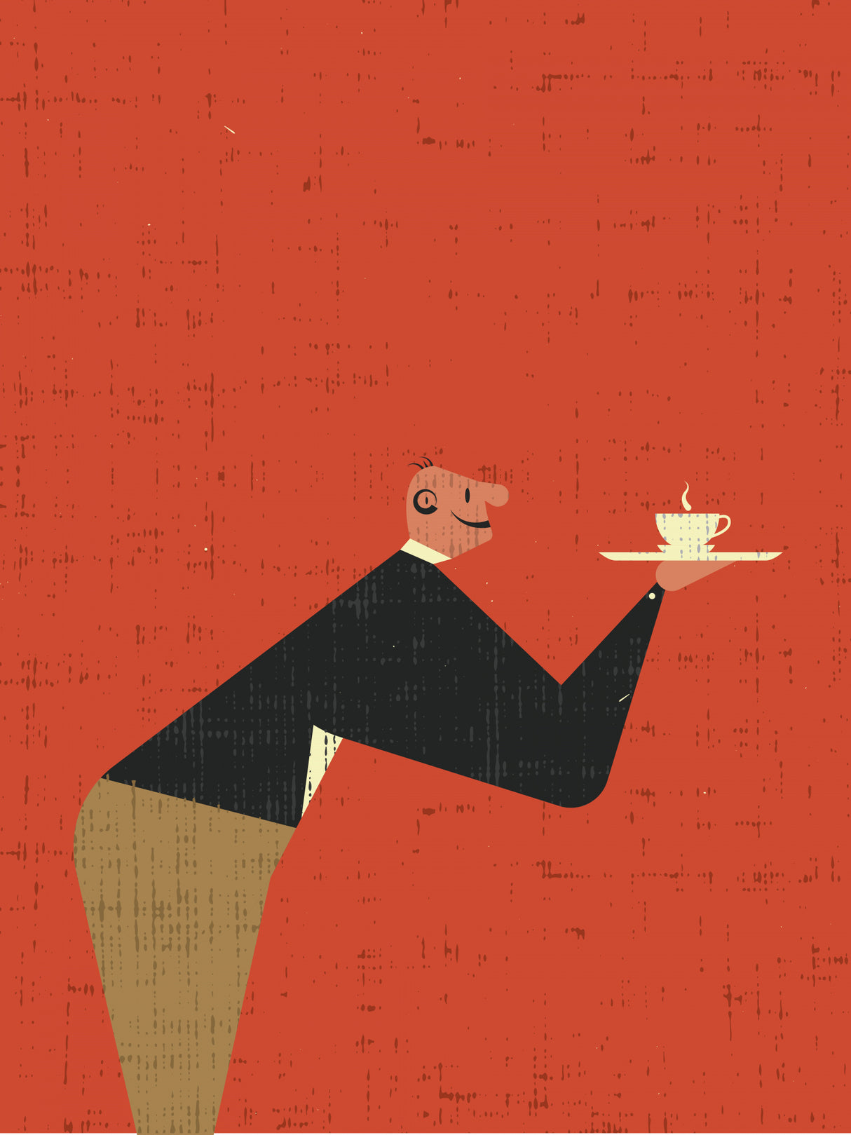 Waiter Poster och Canvastavla