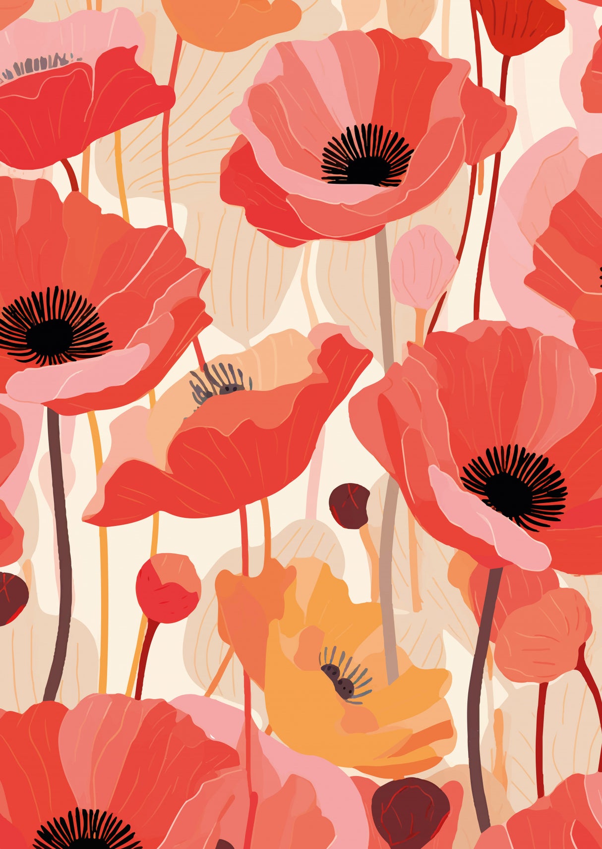 Flowers Poster och Canvastavla