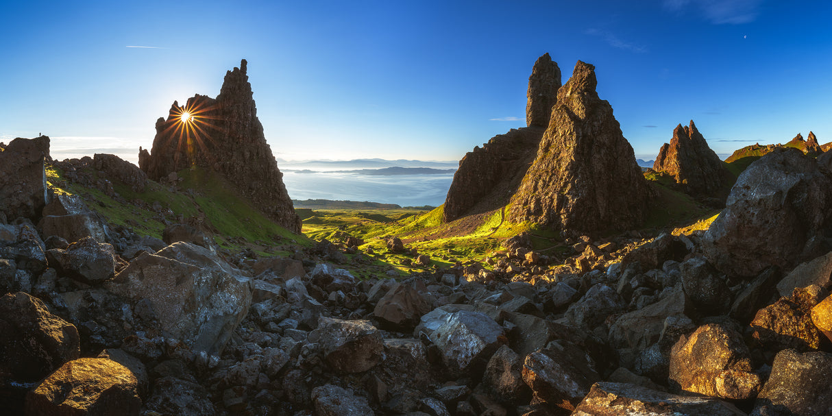 Scotland - The Storr Panorama Poster och Canvastavla