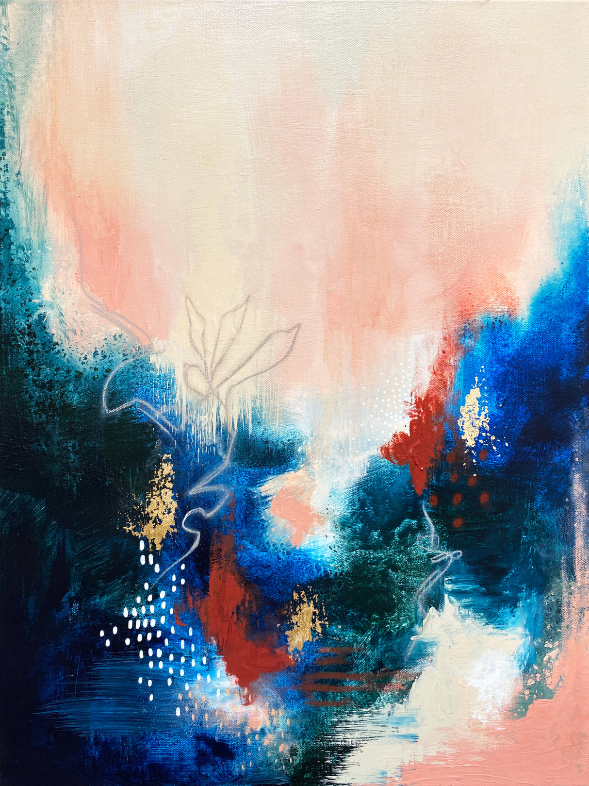 Botanical Vision Part B Poster och Canvastavla