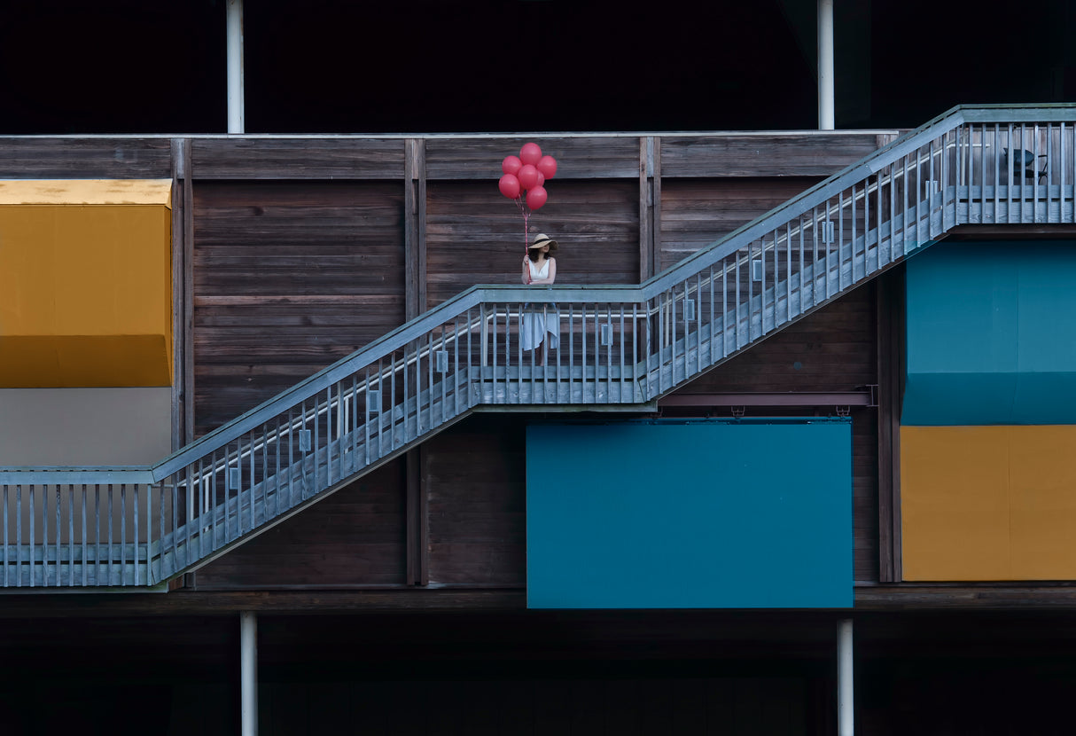 Staircase Poster och Canvastavla