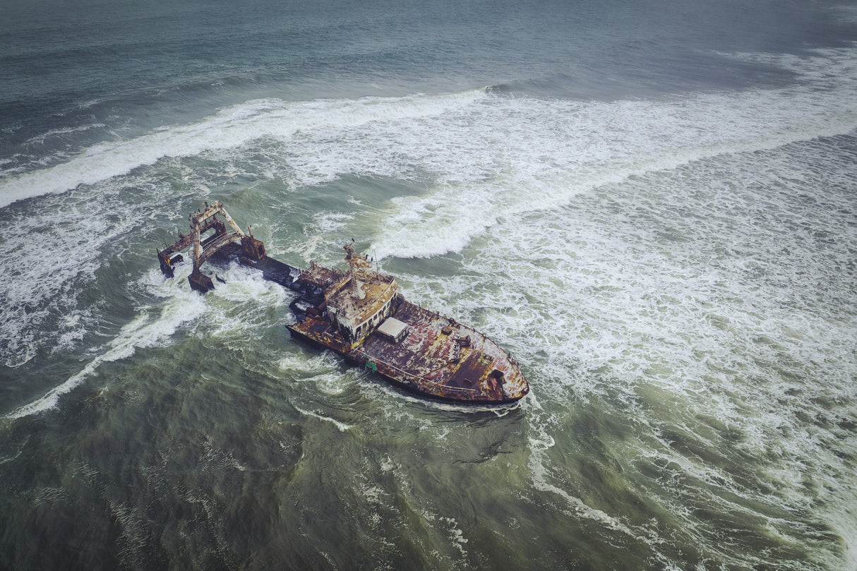Shipwreck Zeila Poster och Canvastavla