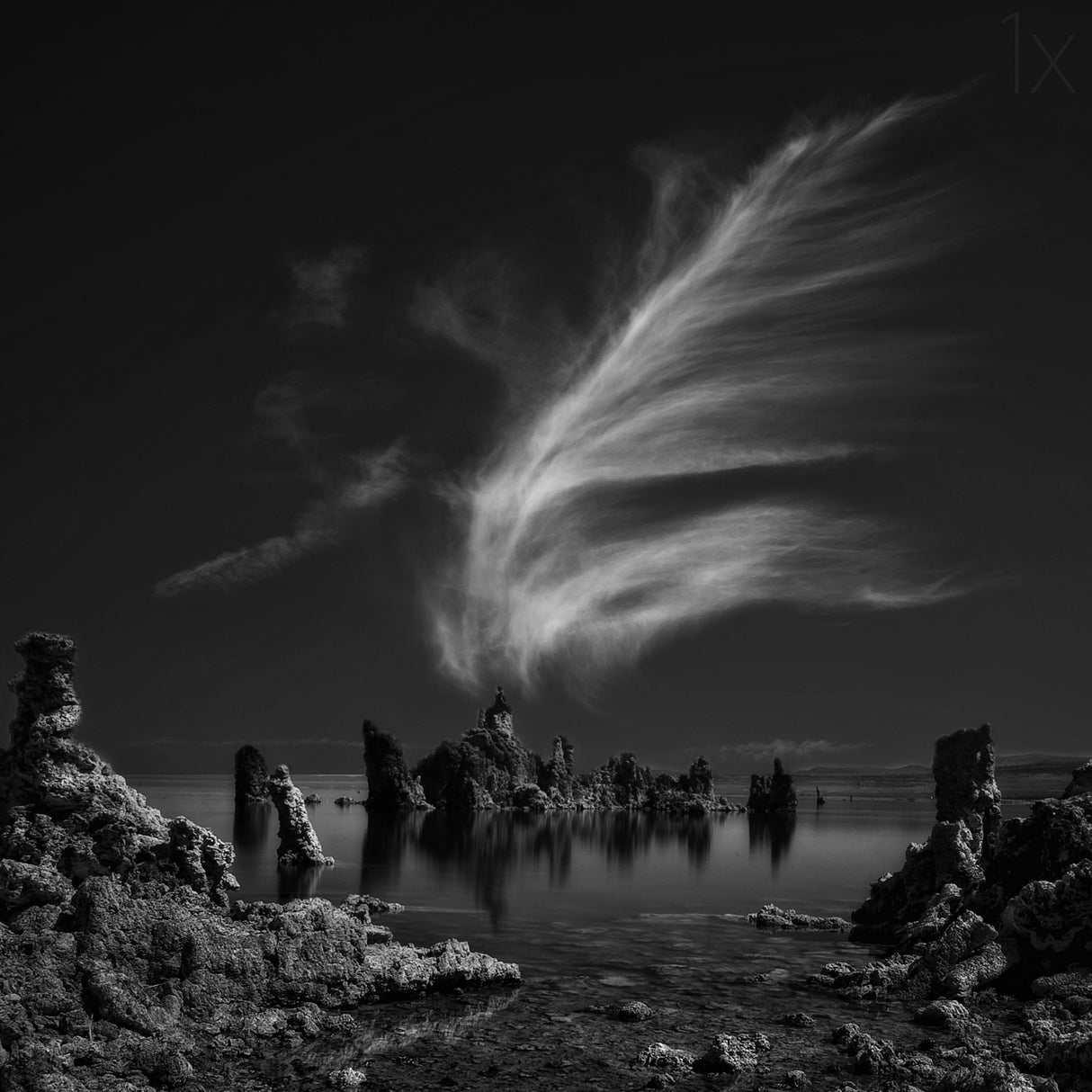 Mono Lake's Tufa Cathedral Poster och Canvastavla