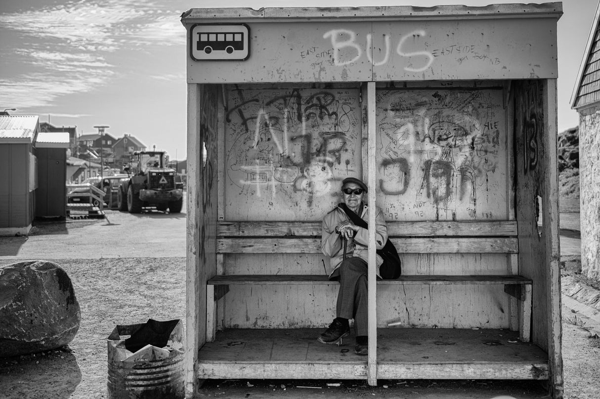 Bus Stop Poster och Canvastavla