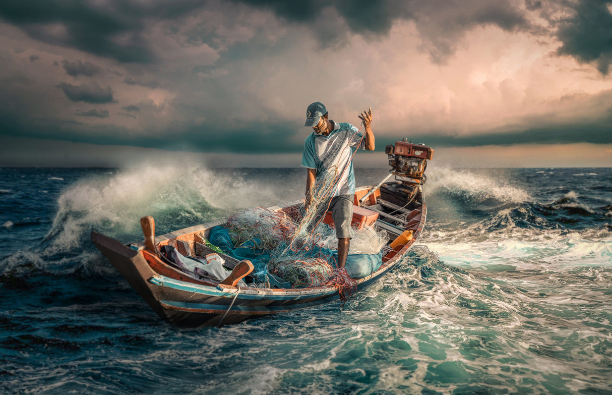 ThaiFisherman Poster och Canvastavla