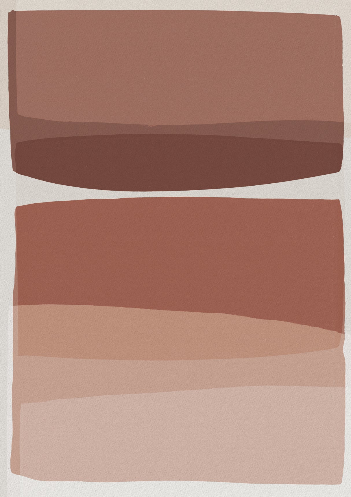 Modern Blush Poster och Canvastavla