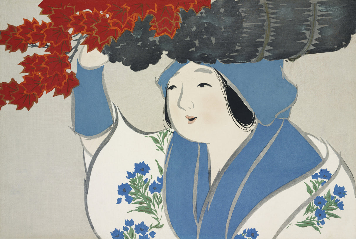 Woman From Momoyogusa Poster och Canvastavla