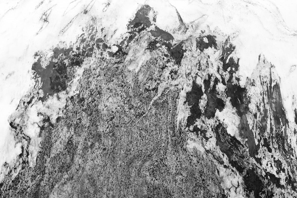 Black and White Marble Mountain 05 Poster och Canvastavla