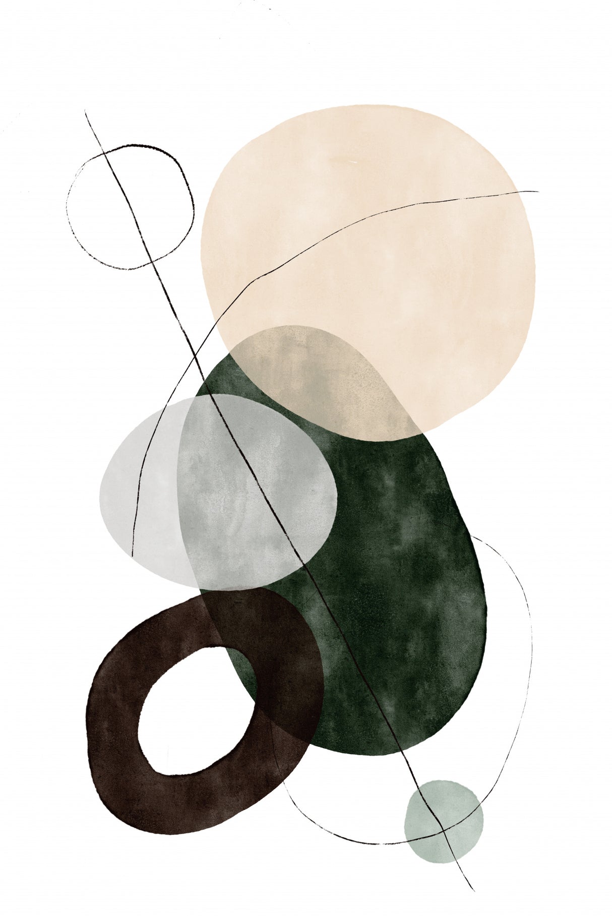 Playingshapesno4 Poster och Canvastavla