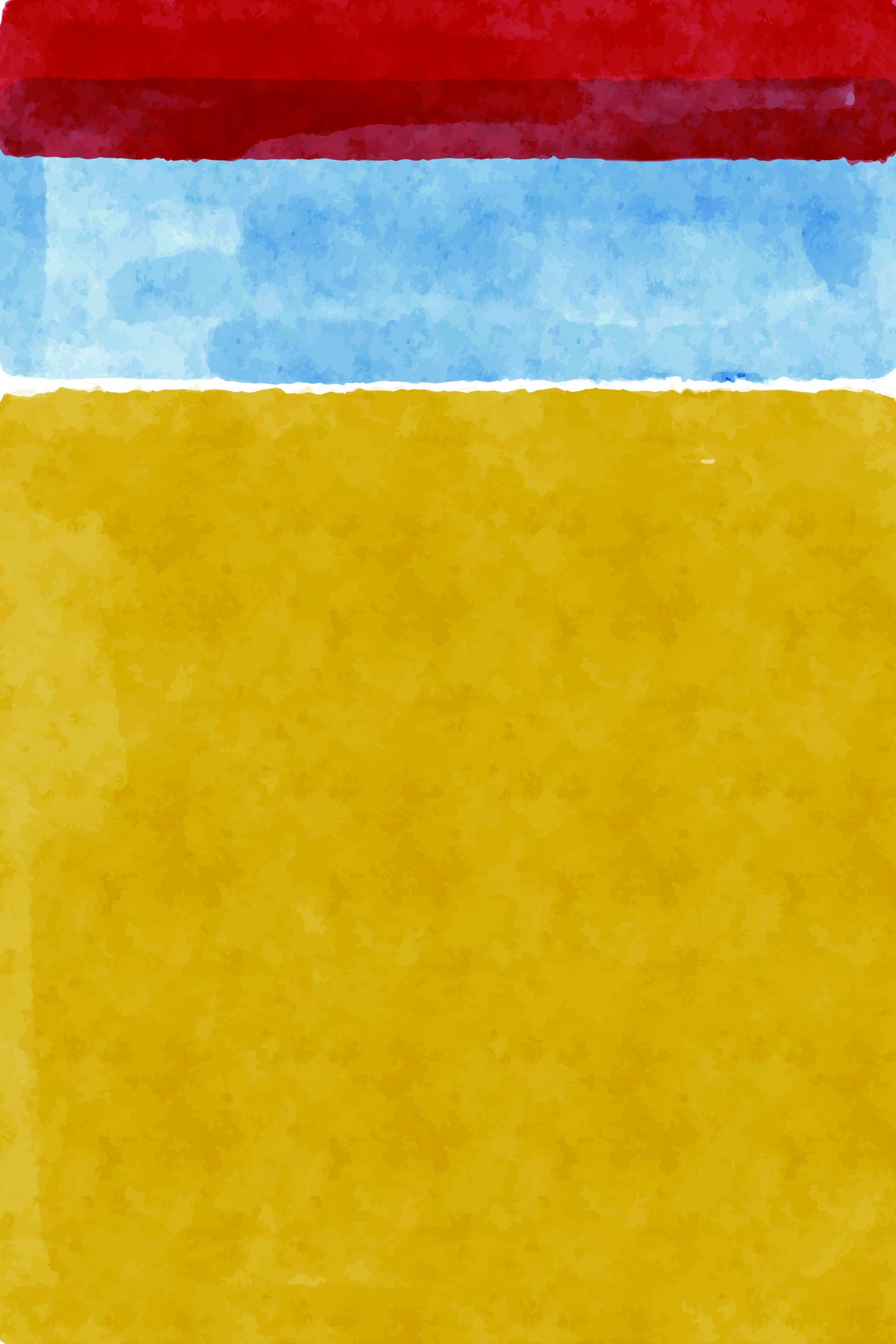 Minimal Watercolor #4 Poster och Canvastavla