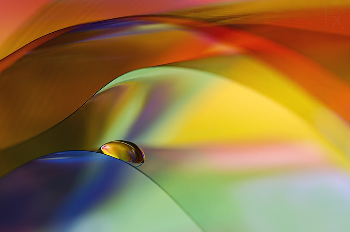 Color cascade Poster och Canvastavla