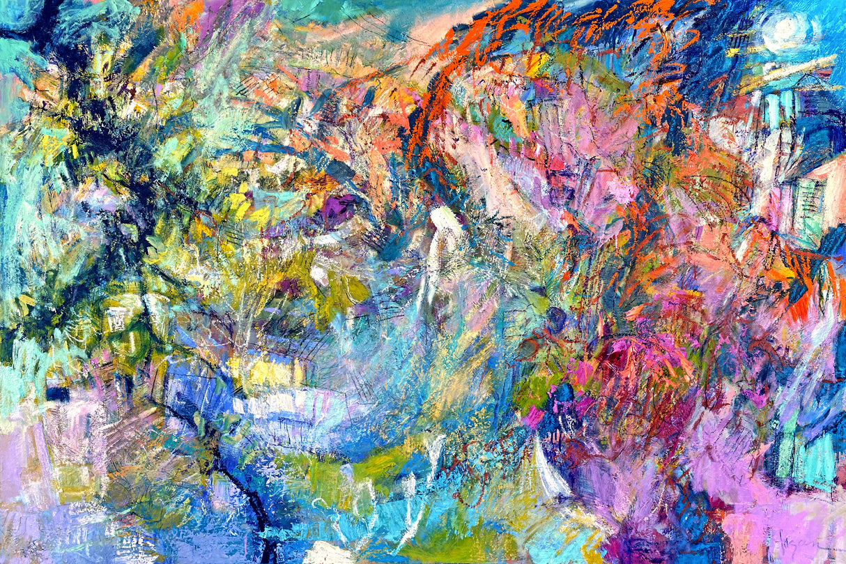 Df2023sparkling In My Garden By the Sea 5700 Poster och Canvastavla