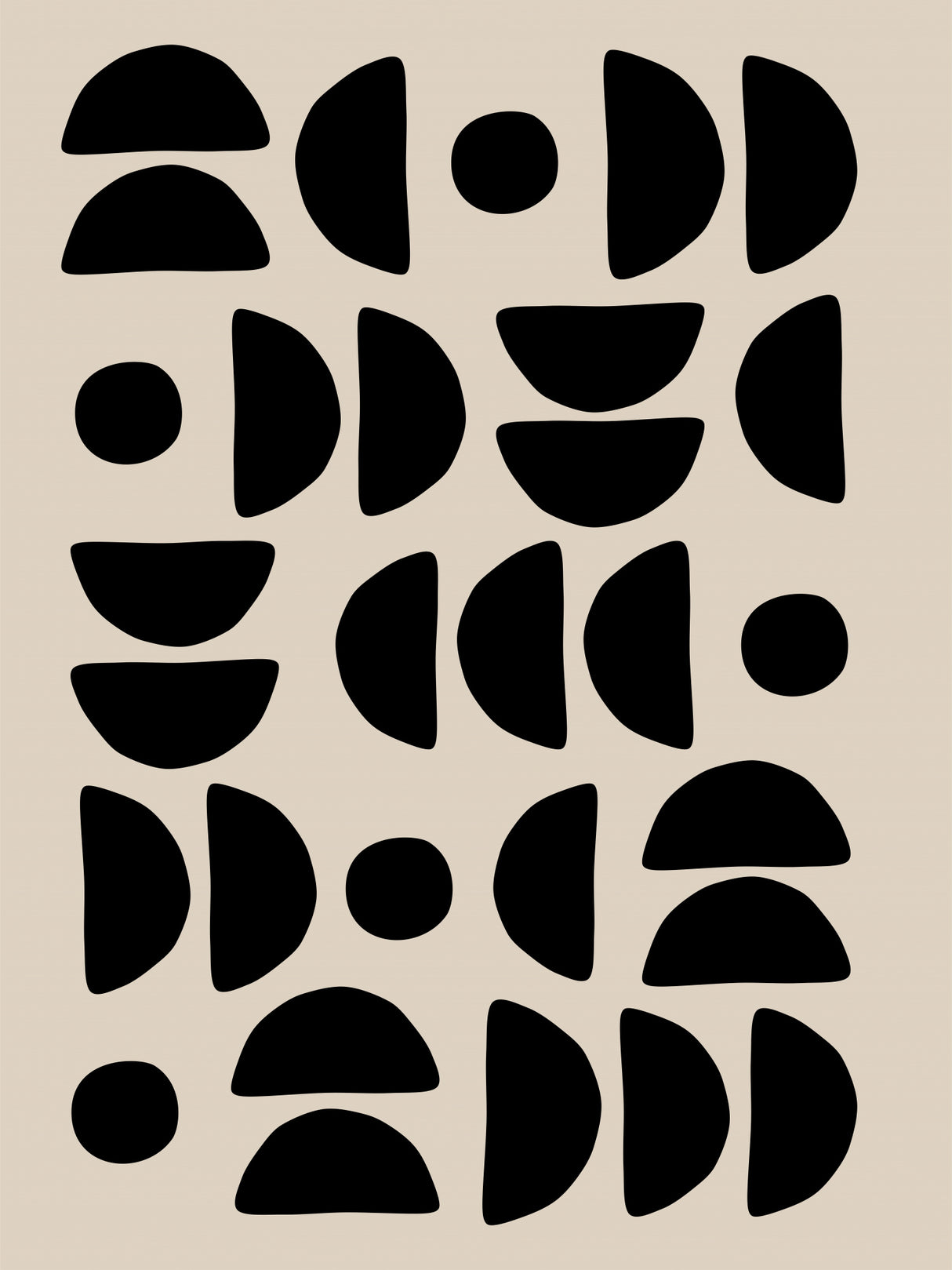 Geometric Pattern Artwork Poster och Canvastavla