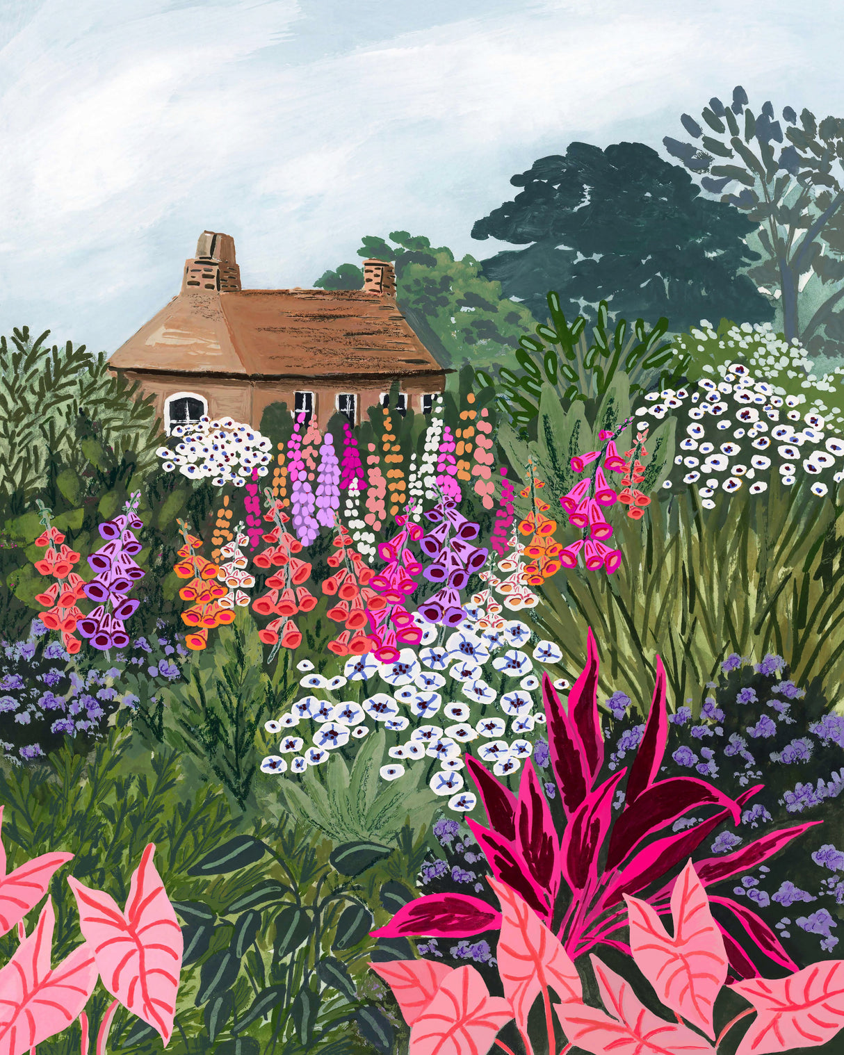 Lush Garden Poster och Canvastavla