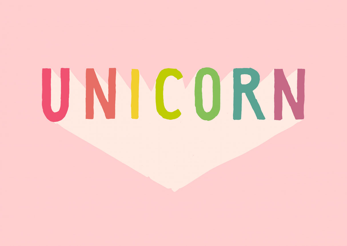Unicorn Poster och Canvastavla