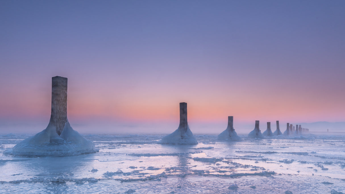 Pastel Winter Poster och Canvastavla