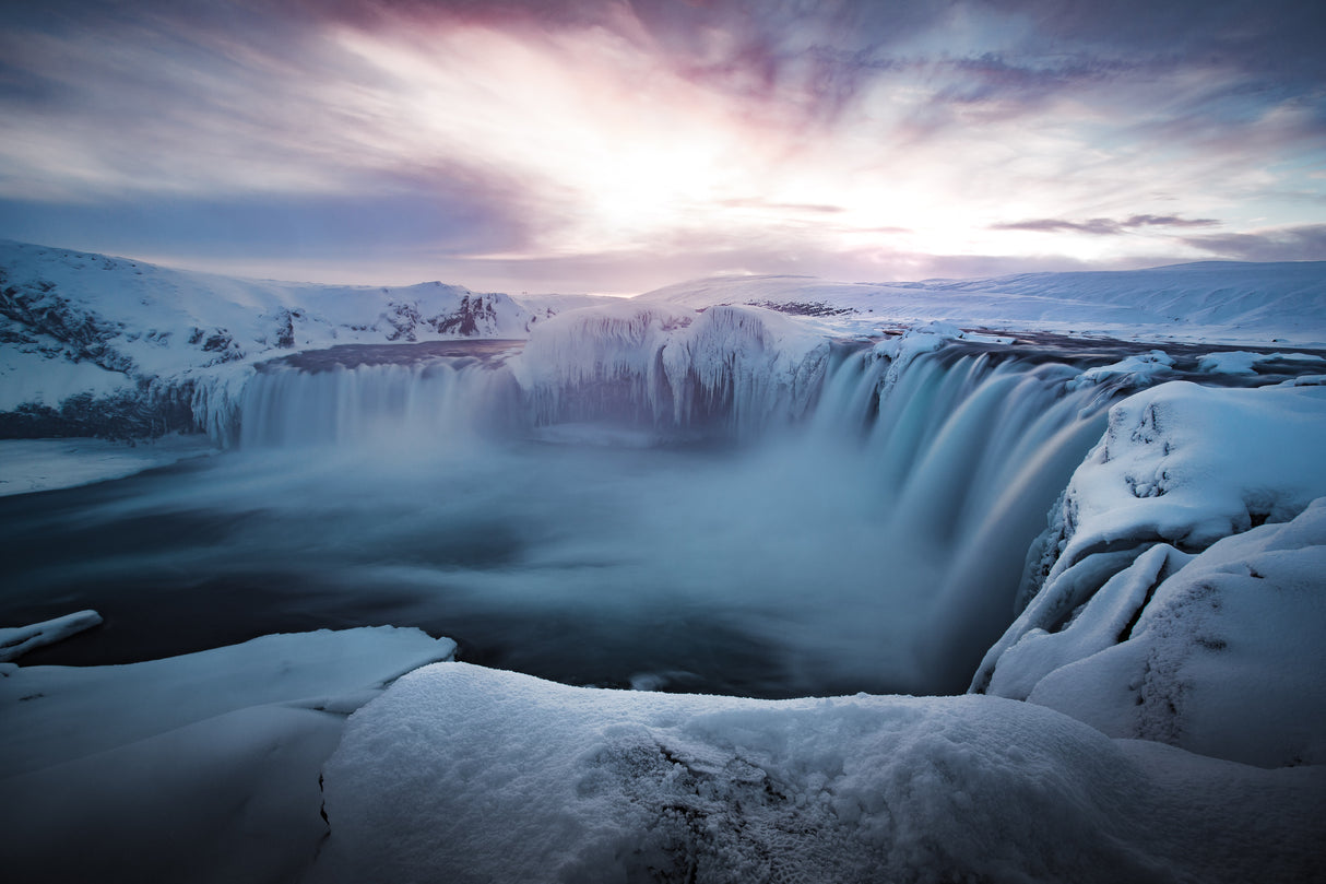 Morning Godafoss Poster och Canvastavla