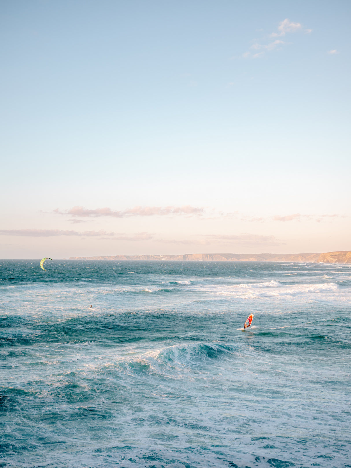 Wind surfing Algarve Poster och Canvastavla