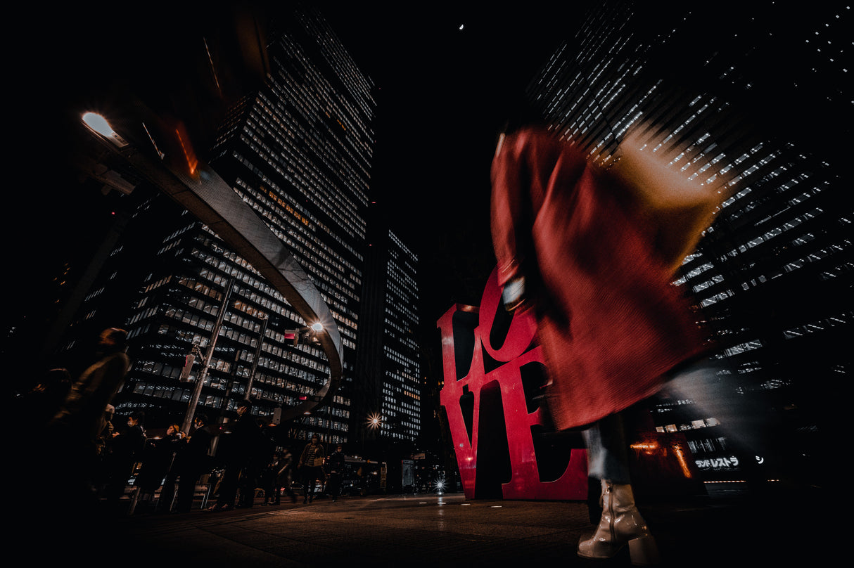 LOVE on the street Poster och Canvastavla