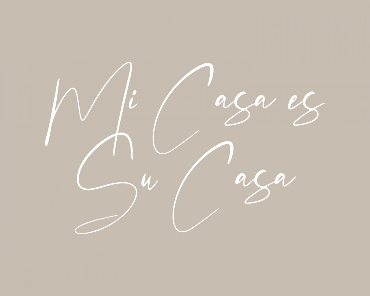 Mi Casa Poster och Canvastavla